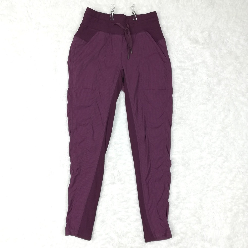 Lululemon Womens Pants Street To Studio II Purple Athletic Pull On Stretch 2